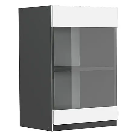 Vicco  Schrankküche R-Line Weiß J-Shape