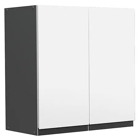 Vicco  Schrankküche R-Line Weiß J-Shape