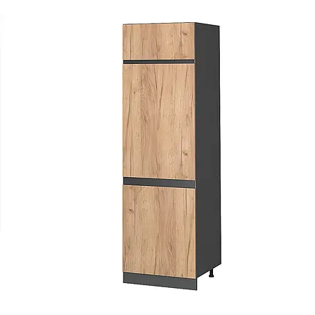 Vicco  Schrankküche R-Line Goldkraft Eiche J-Shape