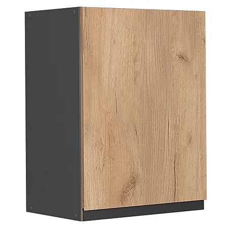 Vicco  Schrankküche R-Line Goldkraft Eiche J-Shape