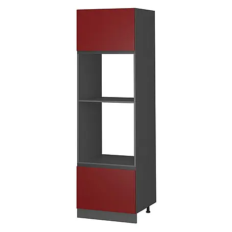 Vicco Mikrowellenschrank R-Line, Rot, 60 cm