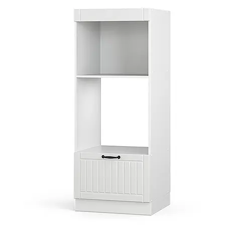 Vicco  Schrankküche Fame-Line Weiß Landhaus offen