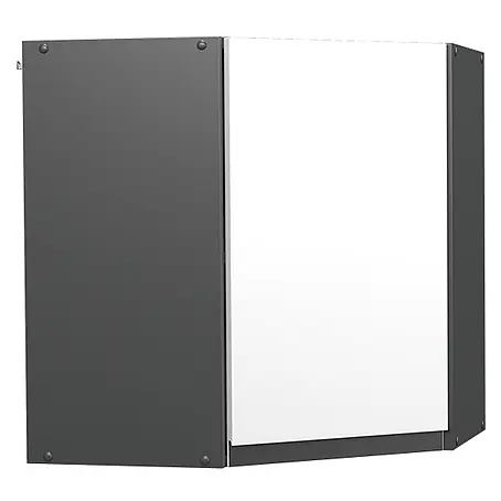 Vicco  Schrankküche R-Line Weiß J-Shape