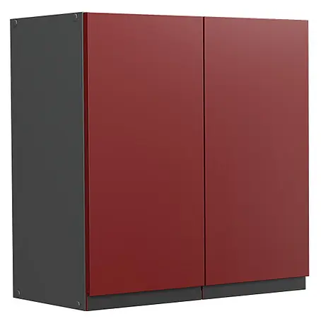 Vicco  Schrankküche R-Line Rot J-Shape