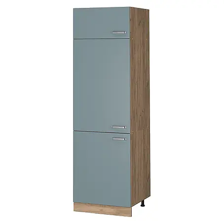 Vicco  Schrankküche R-Line Blau-Grau