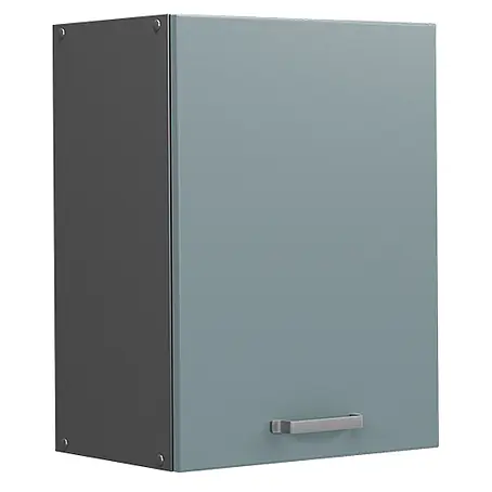 Vicco  Schrankküche R-Line Blau-Grau