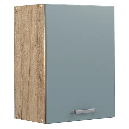 Vicco  Schrankküche R-Line Blau-Grau