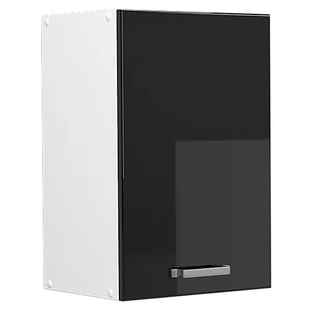 Vicco Hängeschrank R-Line, Schwarz Hochglanz, 40 cm