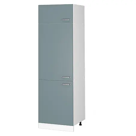 Vicco  Schrankküche R-Line Blau-Grau