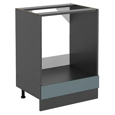 Vicco  Schrankküche R-Line Blau-Grau ohne Arbeitsplatte