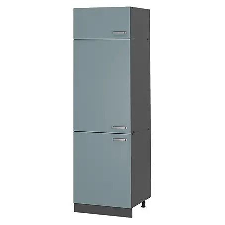 Vicco  Schrankküche R-Line Blau-Grau