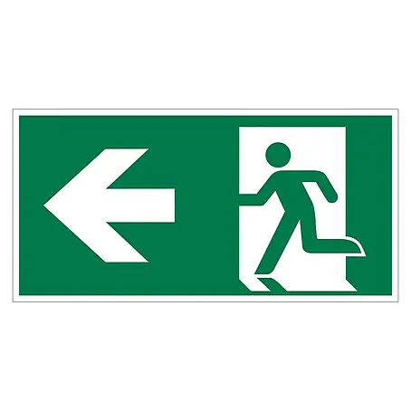 Pickup  Fluchtwegschild