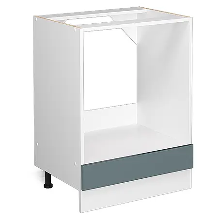 Vicco  Schrankküche R-Line Blau-Grau ohne Arbeitsplatte