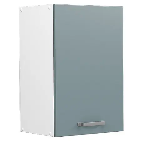 Vicco  Schrankküche R-Line Blau-Grau