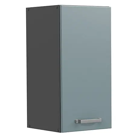 Vicco  Schrankküche R-Line Blau-Grau
