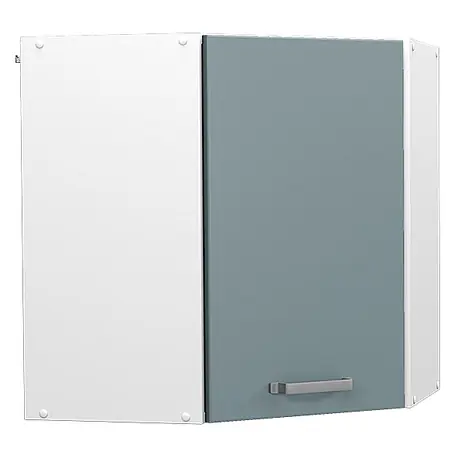 Vicco  Schrankküche R-Line Blau-Grau