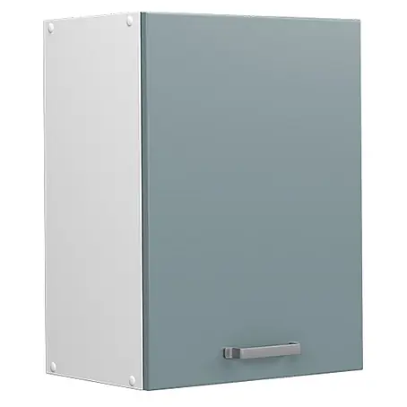 Vicco  Schrankküche R-Line Blau-Grau