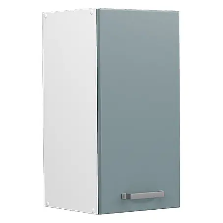 Vicco  Schrankküche R-Line Blau-Grau