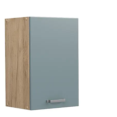 Vicco  Schrankküche R-Line Blau-Grau