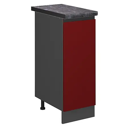 Vicco Apothekerschrank R-Line, Rot, 30 cm