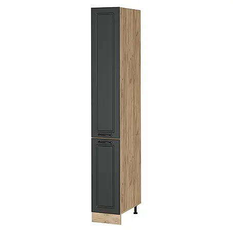 Vicco  Schrankküche R-Line Anthrazit Landhaus