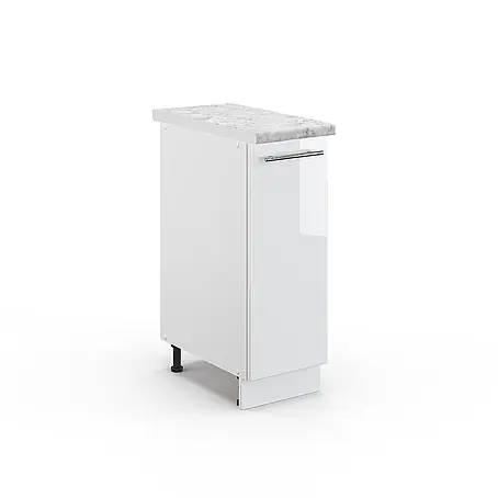 Apothekerschrank Fame-Line 30 cm Weiß Hochglanz Art.-Nr. 46122