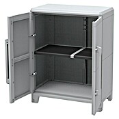 Terry Transforming Armario de PVC Modular 3 (L x An x Al: 43,6 x 78 x 143 cm, Capacidad de carga: 40 kg/balda)