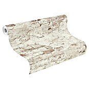 Rasch Vliestapete Bruchstein (Rot/Beige/Weiß, Steinoptik, 10,05 x 0,53 m)