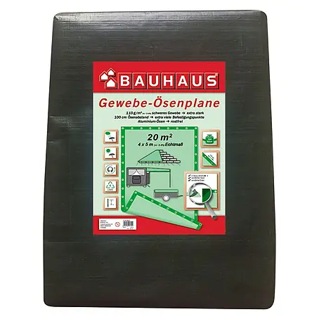 BAUHAUS Gewebe-Ösenplane