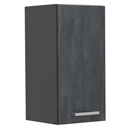 Vicco Hängeschrank R-Line, Schwarz Beton, 30 cm