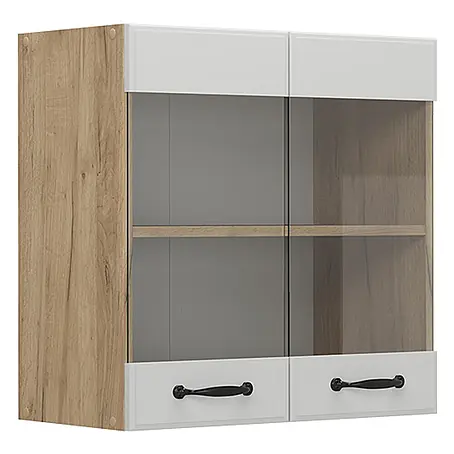 Vicco  Schrankküche R-Line Weiß Landhaus