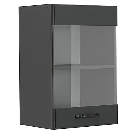 Vicco  Schrankküche R-Line Anthrazit Landhaus