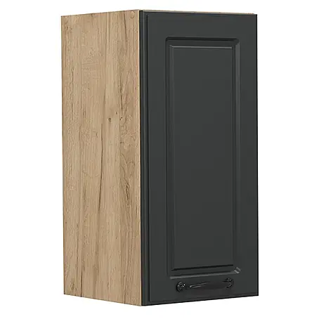 Vicco  Schrankküche R-Line Anthrazit Landhaus