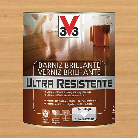 V33  Barniz para madera Brillante Ultra Resistente