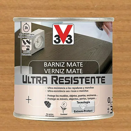 V33  Barniz para madera Mate Ultra Resistente