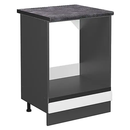 Vicco Herdumbauschrank R-Line, Weiß, 60 cm