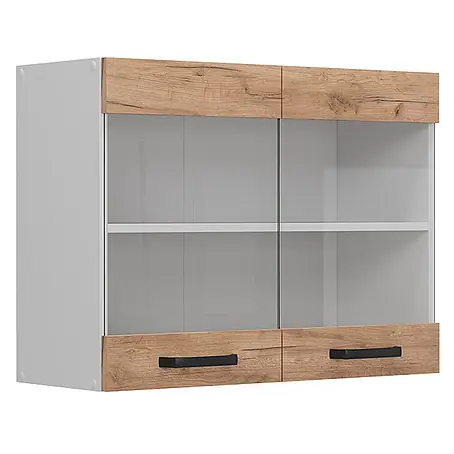 Vicco  Schrankküche R-Line Goldkraft Eiche