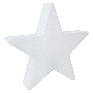 8 Seasons Design Shining Leuchtstern Star Mini (9 W, Weiß, L x B x H: 10 x 40 x 37 cm)