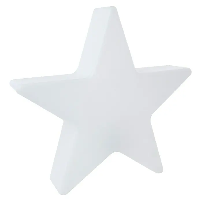8 Seasons Design Shining LED-Stern Star - Außen, 18 cm, Warmweiß - Weiße Sternleuchte, ideal für die Dekoration von Kinderzimmern. Das weiche Licht sorgt für eine angenehme Atmosphäre.