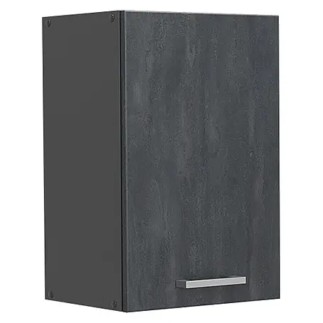 Vicco Hängeschrank R-Line, Schwarz Beton, 40 cm