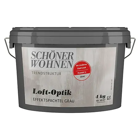 SCHÖNER WOHNEN-Farbe Trendstruktur Effektspachtel Loft-Optik