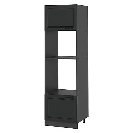 Vicco  Schrankküche R-Line Anthrazit Landhaus