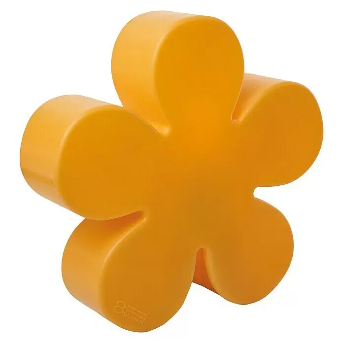 8 Seasons Design Shining Dekoleuchte Flower - 9 W, Gelb, Durchmesser: 60 cm - Vorderansicht