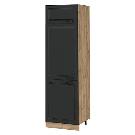 Vicco  Schrankküche R-Line Anthrazit Landhaus