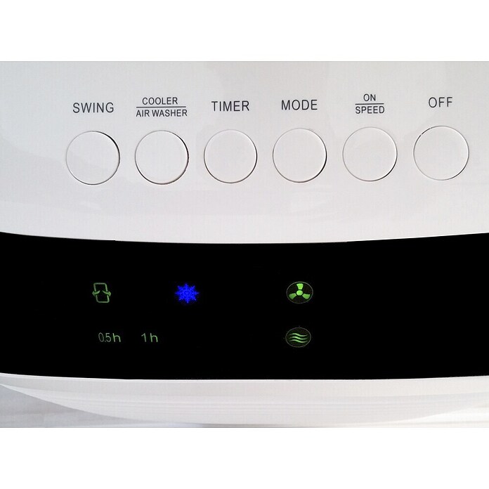 MConfort Climatizador evaporativo Hogar E1000 (Blanco, Altura: 111 cm, 170 W, 30 litros) | BAUHAUS