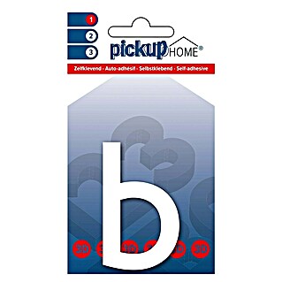 Pickup 3D Home Hišna številka Rio (Motiv: B, Višina: 6 cm, Bele barve, Plastika, Samolepilen)