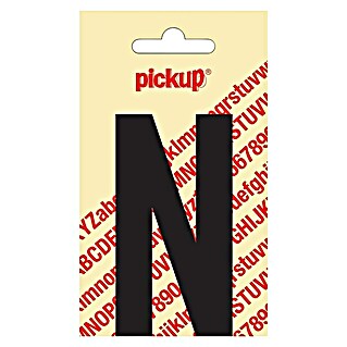 Pickup Naljepnica (Motiv: N, Crne boje, Visina: 90 mm)