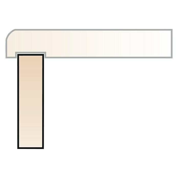 Rettenmeier Stellstufe (Passend für: Rettenmeier Treppenstufe Buche, 1.100 x 160 mm, Buche)