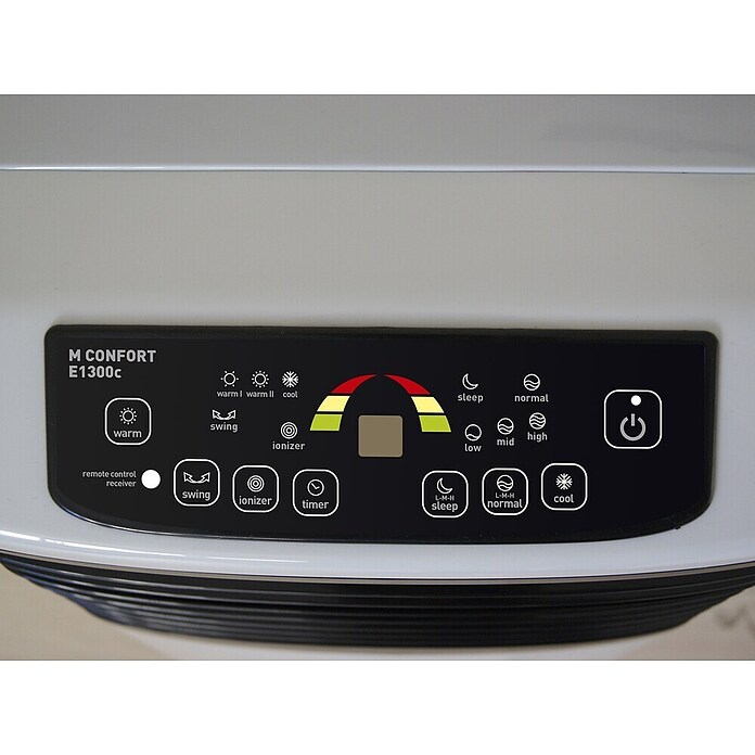 MConfort Climatizador evaporativo Hogar E1300C (Blanco, Altura: 92 cm, 130 W, 10 litros) | BAUHAUS