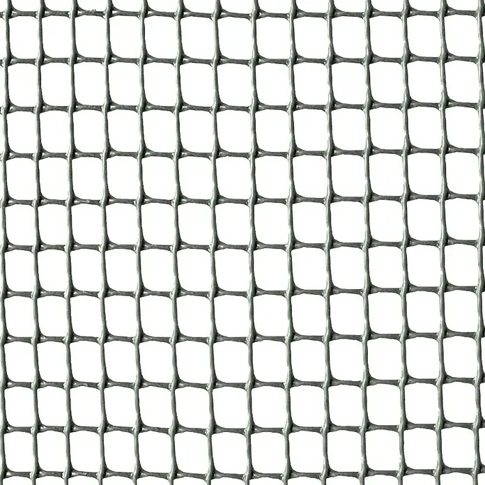 Nortene Malla protectora Cuadranet 11 - Gris, L x Al: 5 x 1 m - Primer plano de una malla protectora negra, ideal para horticultura y jardinería.